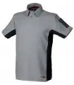 Polo elástico de manga corta y bicolor 08170 Stretch. ISSALINE2