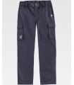 Pantalón elástico multibolsillos con refuerzos B1432. Workteam1