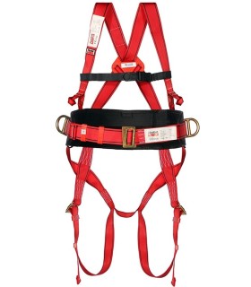 Arnés de anclaje dorsal y frontal con cinturón de posicionamiento AK005 Standard. AKROBAT1