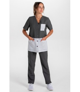 Casaca sanitaria de mujer 8038569 de microfibra . Dyneke 15