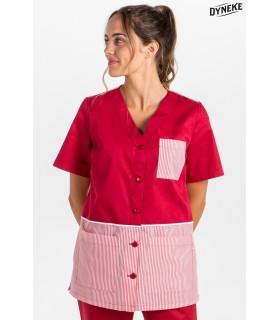 Casaca sanitaria de mujer 8038569 de microfibra . Dyneke 17