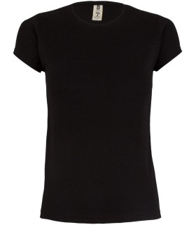 Camiseta reforzada de manga corta mujer 155 gr Coral. MUKUA1