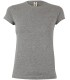 Camiseta reforzada de manga corta mujer 155 gr Coral. MUKUA2