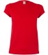Camiseta reforzada de manga corta mujer 155 gr Coral. MUKUA5
