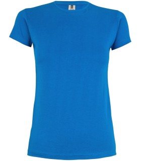 Camiseta reforzada de manga corta mujer 155 gr Coral. MUKUA9