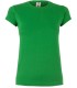 Camiseta reforzada de manga corta mujer 155 gr Coral. MUKUA12
