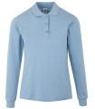 Polo preencogido de mujer de manga larga Hobart Woman. MUKUA7