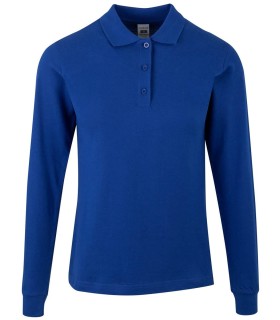 Polo preencogido de mujer de manga larga Hobart Woman. MUKUA8
