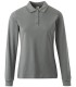 Polo preencogido de mujer de manga larga Hobart Woman. MUKUA9