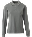Polo preencogido de mujer de manga larga Hobart Woman. MUKUA9