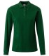 Polo preencogido de mujer de manga larga Hobart Woman. MUKUA11