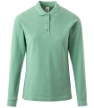 Polo preencogido de mujer de manga larga Hobart Woman. MUKUA12