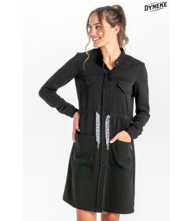 Vestido de estética y servicios 8109125 con lazo ajustable. Dyneke