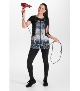 Pichi de estética de mujer 8136725 Animal Print. Dyneke 3