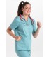 Casaca sanitaria unisex 8204884 en manga corta. lejos Dyneke 18