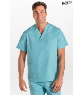 Casaca sanitaria unisex 8204884 en manga corta. lejos Dyneke 19