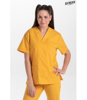 Casaca sanitaria unisex 8204884 en manga corta. lejos Dyneke 23