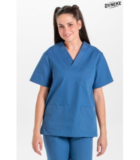 Casaca sanitaria unisex 8204884 en manga corta. lejos Dyneke 27