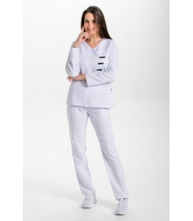Casaca sanitaria de mujer 8258568 Microfibra. Dyneke 10