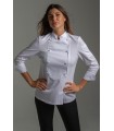 Casaca de hostelería para cocinera 8591112 Microfibra. Dyneke 2