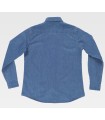 Camisa vaquera de mujer de manga larga con botones de madera B8690. Workteam2