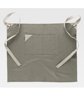 Delantal de camarero corto en tejido canvas combinado M753. Workteam6