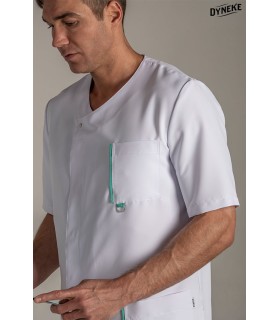 Casaca sanitaria de hombre 8802491 en Microfibra. Dyneke 6