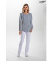 Casaca sanitaria de mujer 8803491 en Microfibra. Dyneke 2