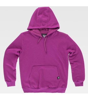 Sudadera tipo canguro unisex con capucha S5506. Workteam3