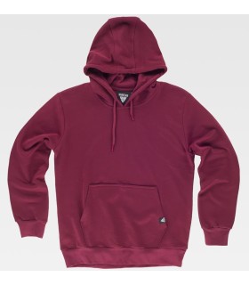 Sudadera tipo canguro unisex con capucha S5506. Workteam6