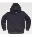 Sudadera tipo canguro unisex con capucha S5506. Workteam9