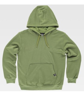 Sudadera tipo canguro unisex con capucha S5506. Workteam17