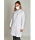 Bata sanitaria de mujer 8816570 en microfibra. Dyneke 3