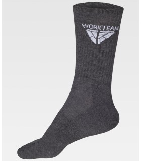 Calcetines de trabajo unisex con tratamiento antibacteriano WFA023. PACK DE 3 PARES. Workteam3