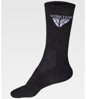 Calcetines de trabajo unisex con tratamiento antibacteriano WFA023. PACK DE 3 PARES. Workteam4