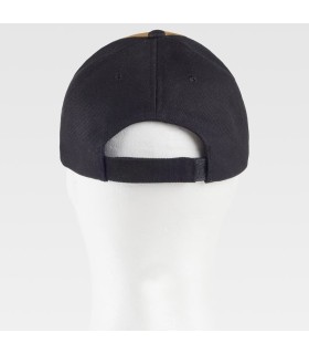 Gorra de tejido canvas combinado en vaquero WFA940. WORKTEAM3