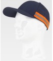 Gorra con cinta reflectante WFA909. WORKTEAM3