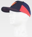 Gorra tricolor con tejido canvas WFA941. WORKTEAM4