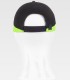 Gorra tricolor con tejido canvas WFA941. WORKTEAM3