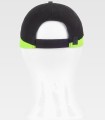 Gorra tricolor con tejido canvas WFA941. WORKTEAM3