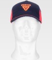 Gorra tricolor con tejido canvas WFA941. WORKTEAM5