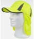 Gorra alta visibilidad con cubrenuca WFA904. WORKTEAM1