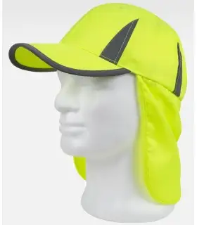 Gorra alta visibilidad con cubrenuca WFA904. WORKTEAM1
