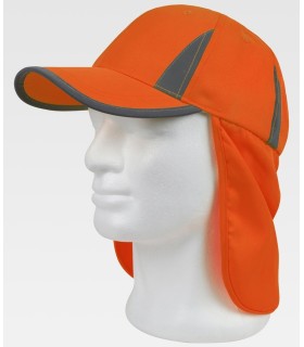 Gorra alta visibilidad con cubrenuca WFA904. WORKTEAM2