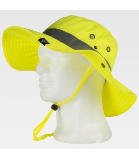 Gorra alta visibilidad tipo safari WFA930. WORKTEAM4