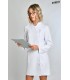 Bata sanitaria de mujer 8885570 en microfibra. Dyneke