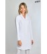 Bata sanitaria de mujer 8897570 en microfibra. Dyneke