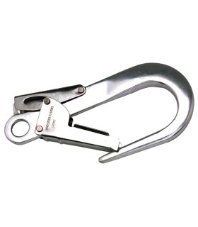 Gancho de aluminio doble seguridad resistencia 23KN AK136. AKROBAT1
