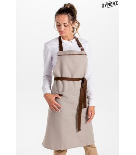 Delantal con peto de hostelería unisex 8966369 hebilla. Dyneke