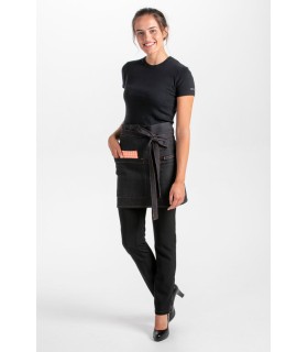 Delantal de camarero tejano unisex 8969516 sin peto. Dyneke 2